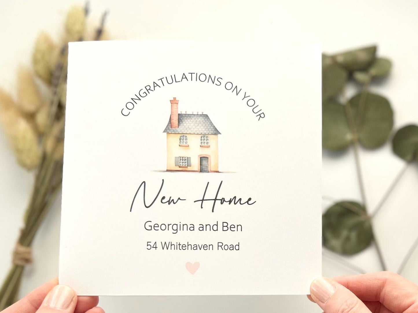 New Home Card, Moving Home Card, Congratulations on your First Home