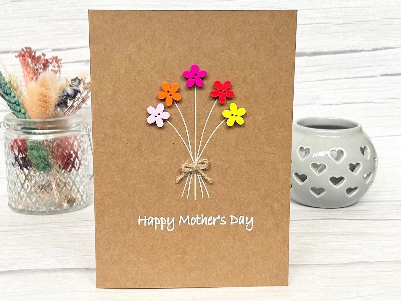 Mothers Day Card, Happy Mothers Day, Card For Mothers Day, Mothers Day Card, Personalised Mothers Day Card, Daisy Card