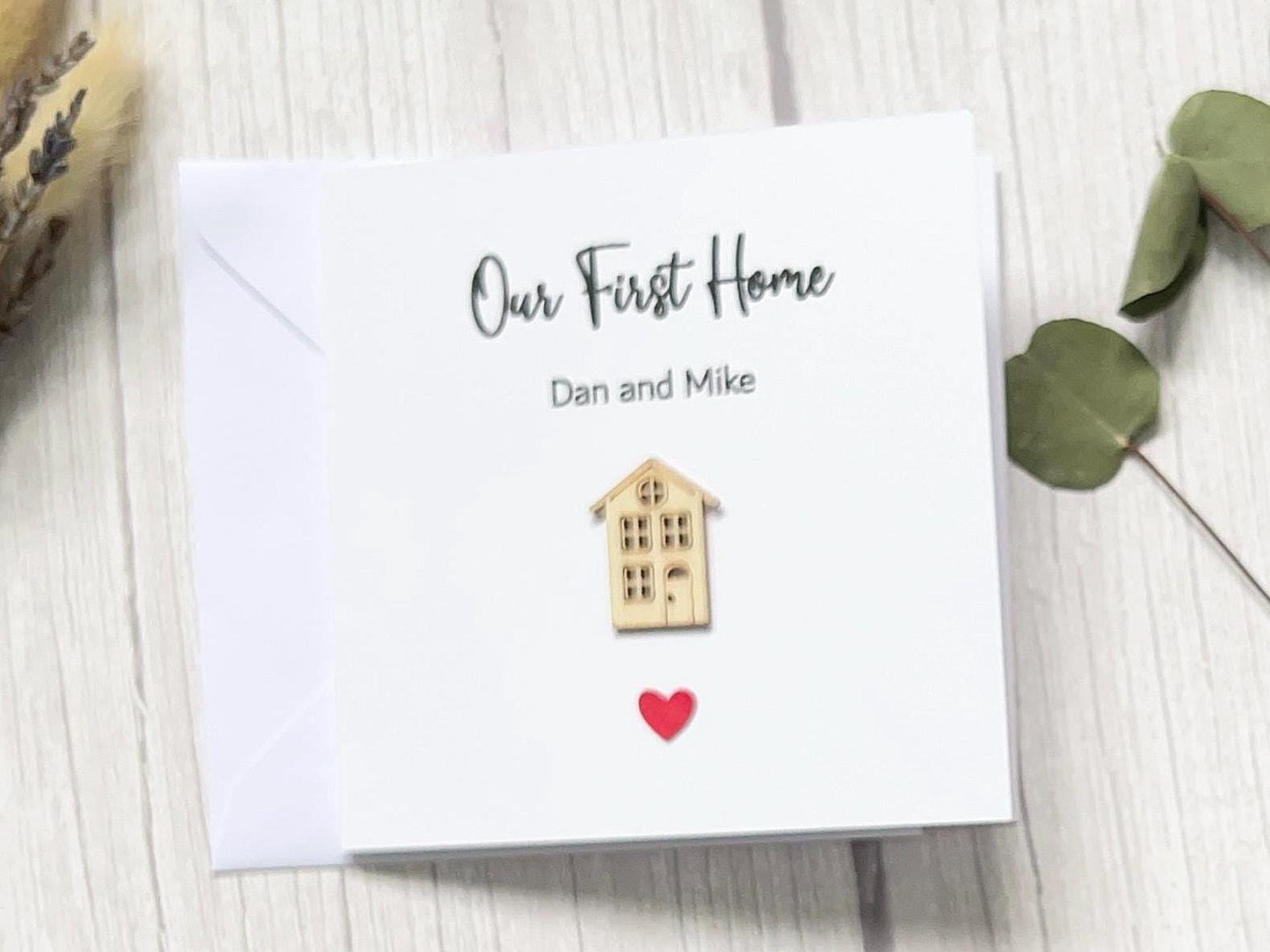 New Home Card, Personalised New Home, House Warming Card