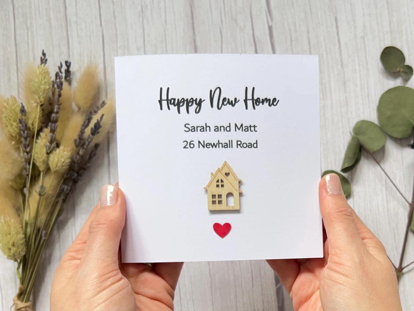 New Home Card, Personalised New Home, House Warming Card