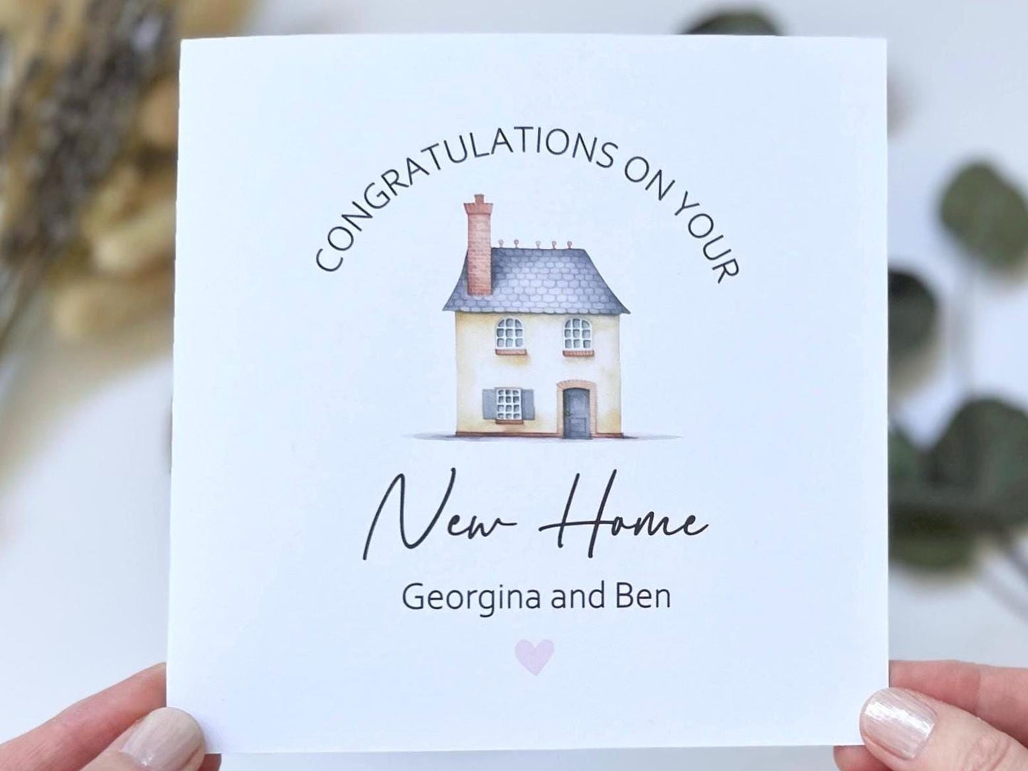 New Home Card, Moving Home Card, Congratulations on your First Home