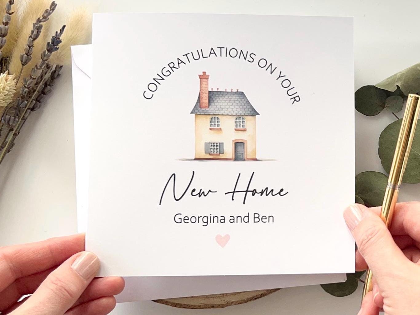 New Home Card, Moving Home Card, Congratulations on your First Home