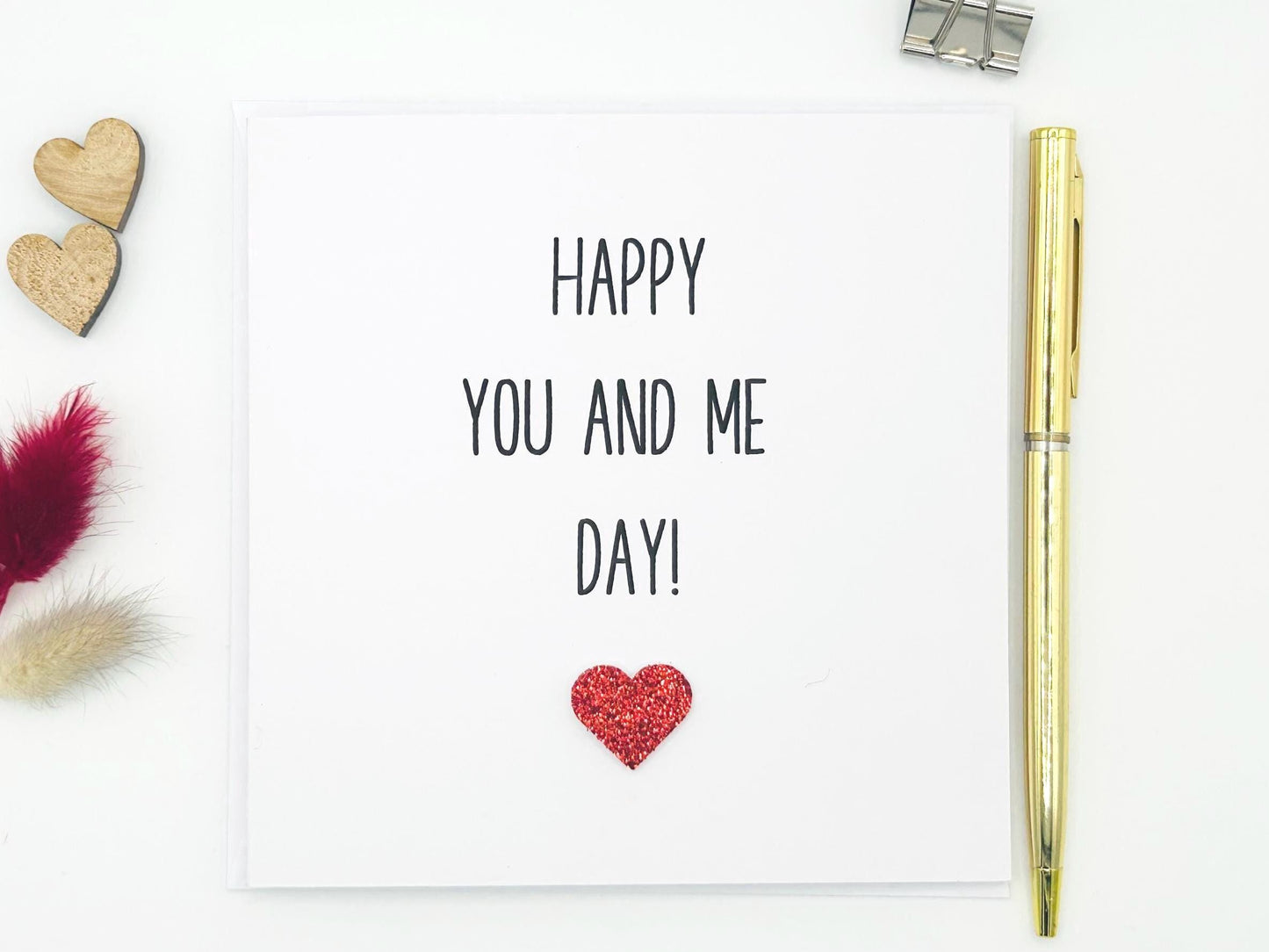 Happy You And Me Day, Anniversary Card, Love Card, Personalised Card