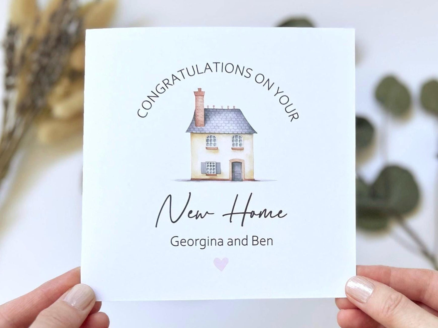 New Home Card, Moving Home Card, Congratulations on your First Home