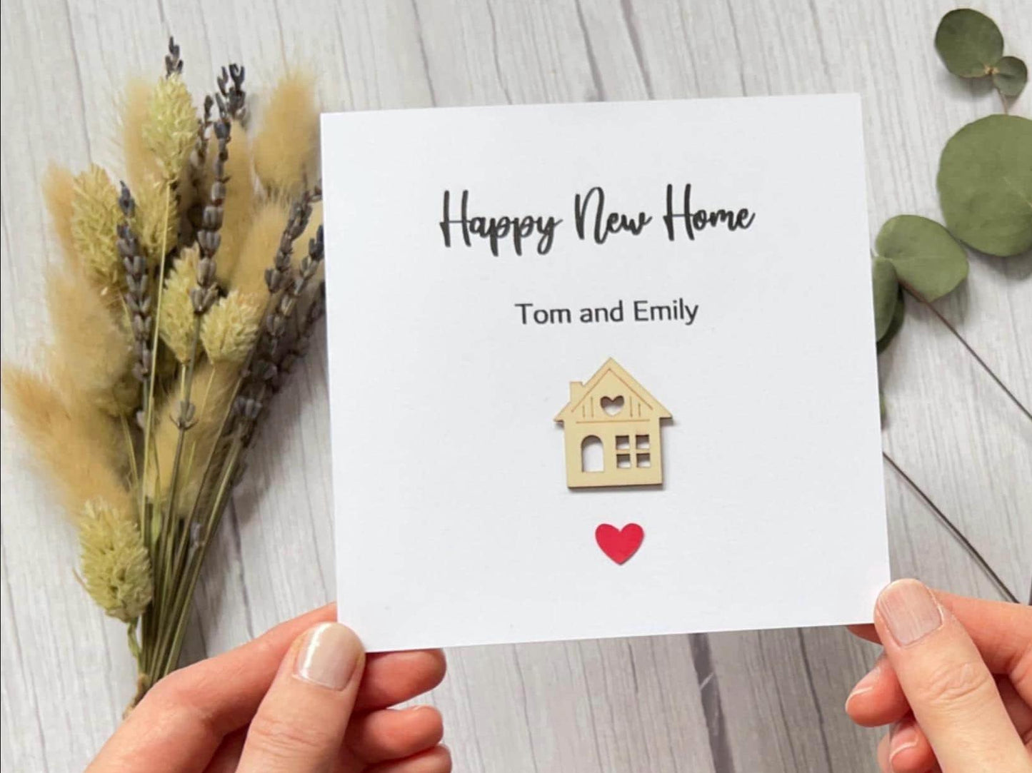 New Home Card, Personalised New Home, House Warming Card