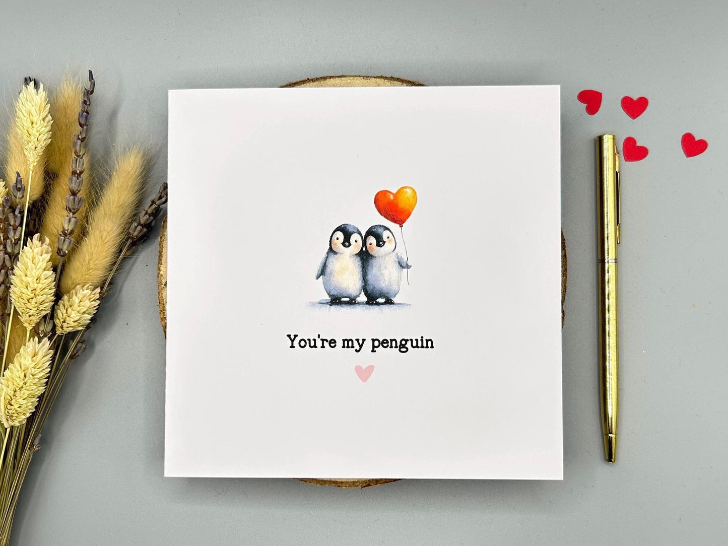 You’re My Penguin, Love Card For Anniversary