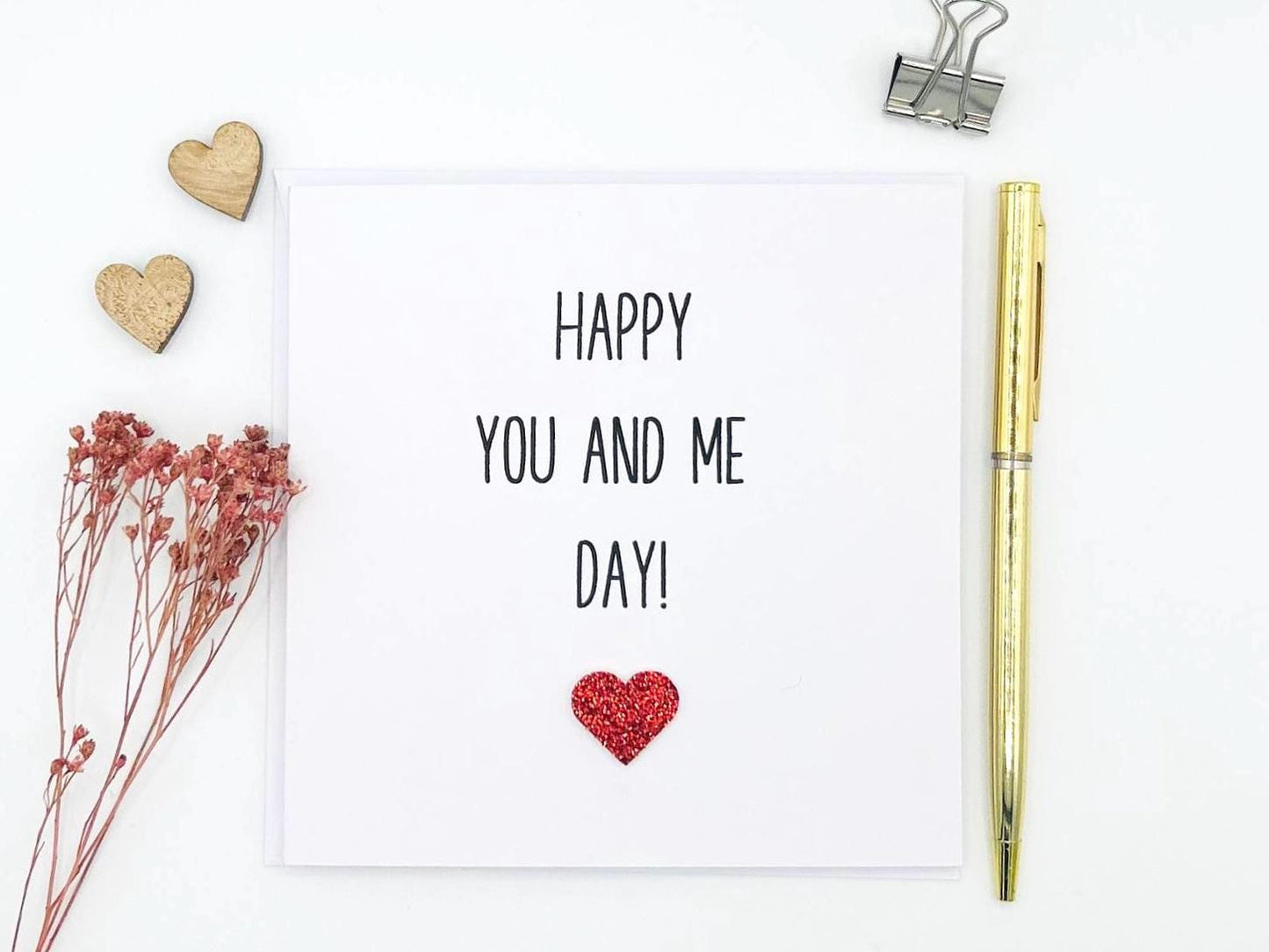 Happy You And Me Day, Anniversary Card, Love Card, Personalised Card