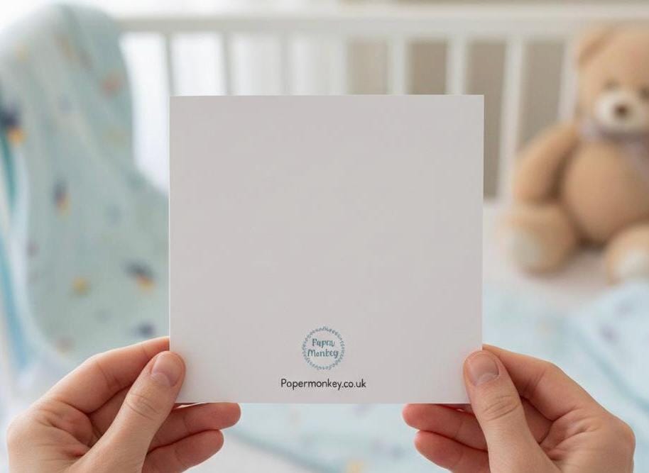 New Baby Card, New Baby Boy Card, Welcome To The World Card, New Baby Boy Card, New Baby Gifts, Newborn Card