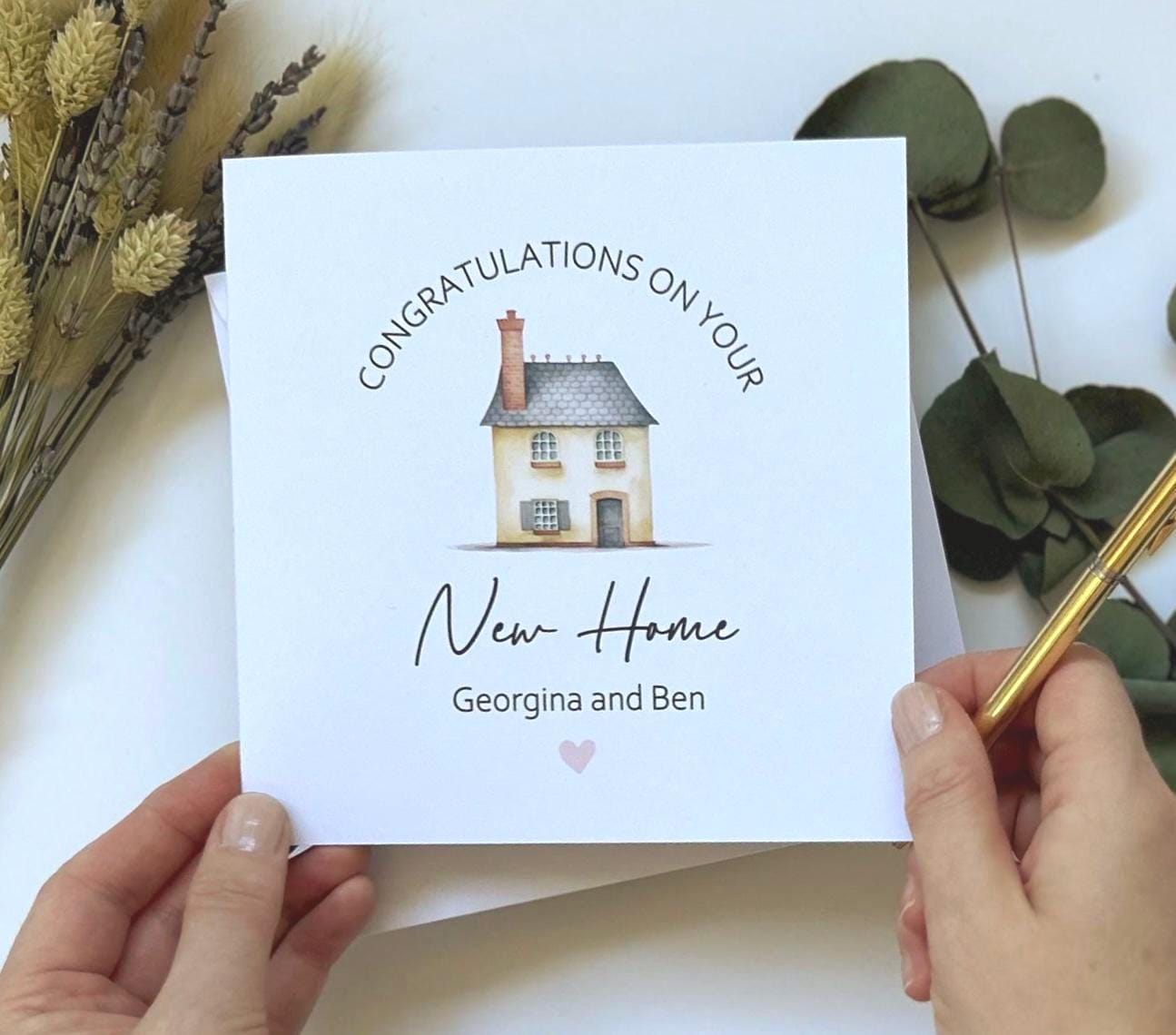 New Home Card, Moving Home Card, Congratulations on your First Home