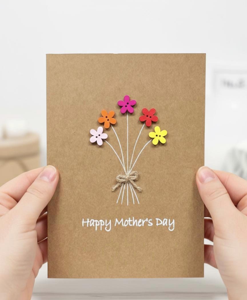Mothers Day Card, Happy Mothers Day, Card For Mothers Day, Mothers Day Card, Personalised Mothers Day Card, Daisy Card