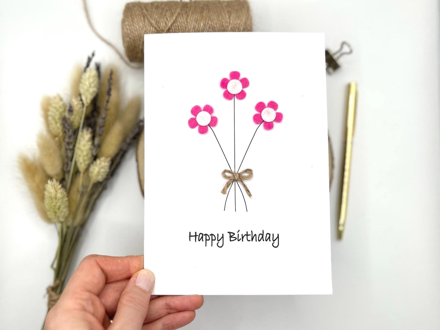 Personalised Daisy Birthday Card, Mum Daisy Card, Birthday Card for Her