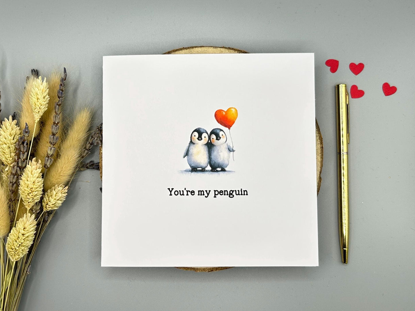You’re My Penguin, Love Card For Anniversary