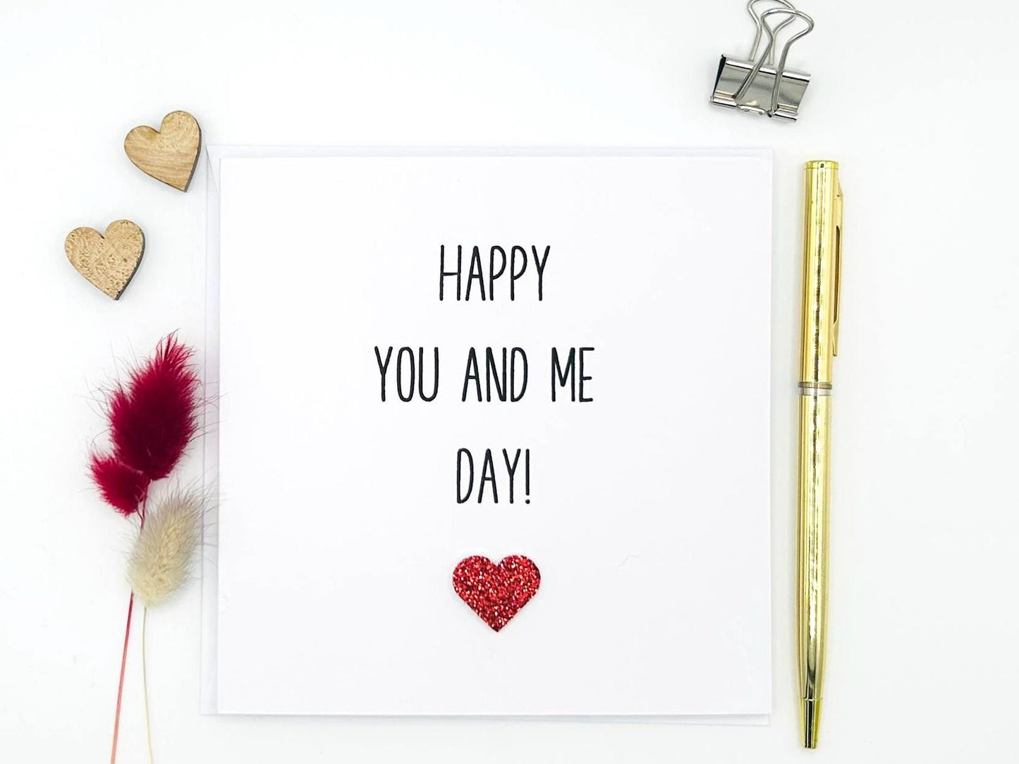 Happy You And Me Day, Anniversary Card, Love Card, Personalised Card