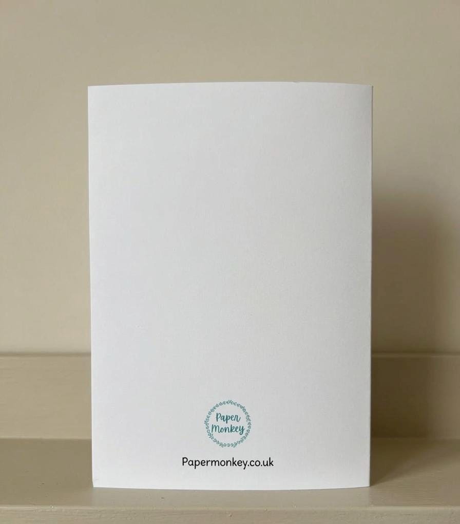 Personalised Daisy Birthday Card, Sparkly Daisy Card, Any Occasion, Handmade Flowers Card for Her, Flowers Birthday Card