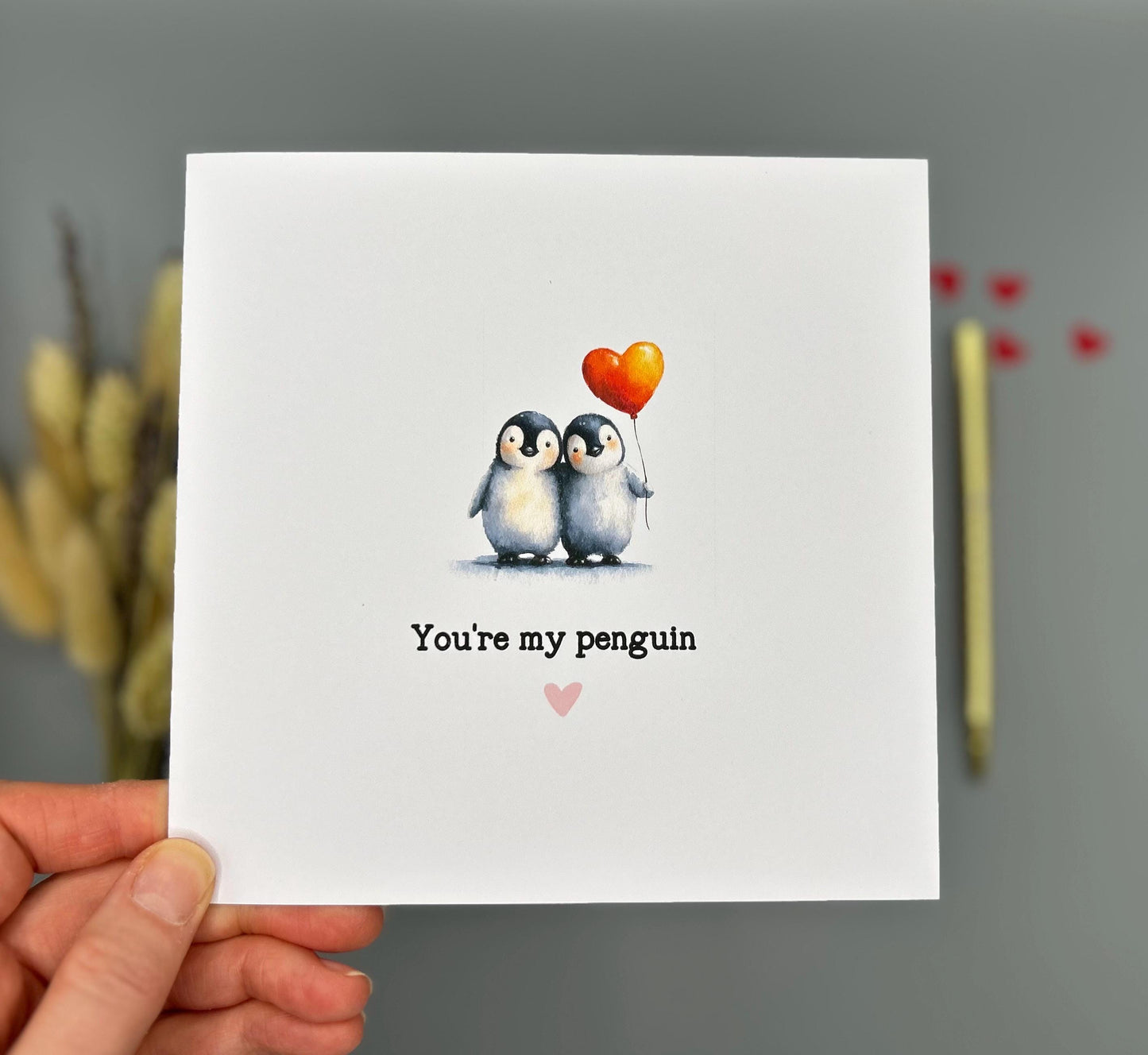 You’re My Penguin, Love Card For Anniversary