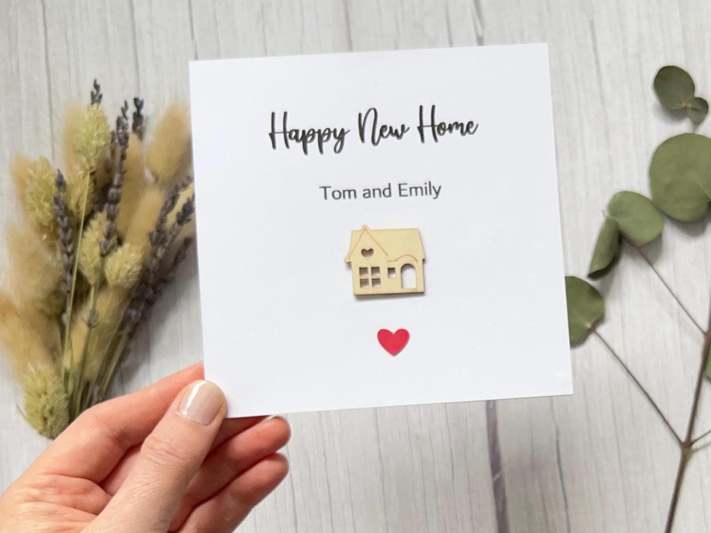 New Home Card, Personalised New Home, House Warming Card